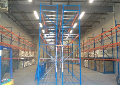 Pallet Racking installed for GS Natural Foods in Mississauga, Ontario Canada.