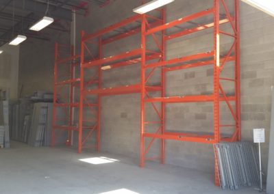 Single Selective pallet racking set