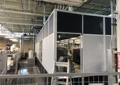Portafab modular office teardown, relocation and rebuild in Scarborough, Ontario Canada