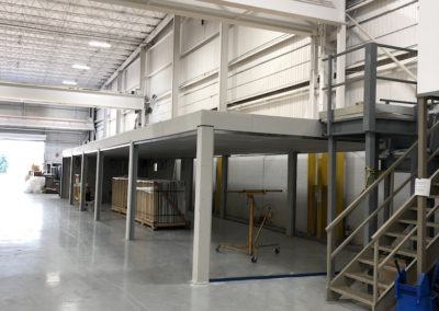 Two-Tier Modular office structure under construction