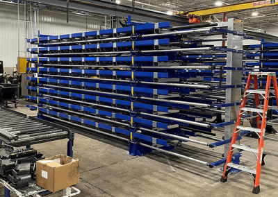 Roll Out Cantilever Racking