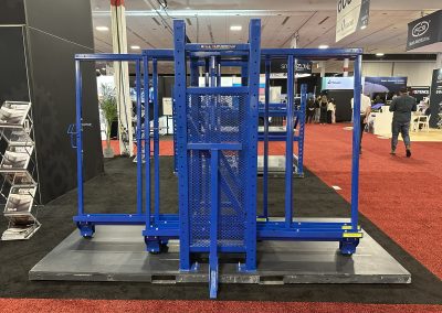 vertical roll out sheet rack