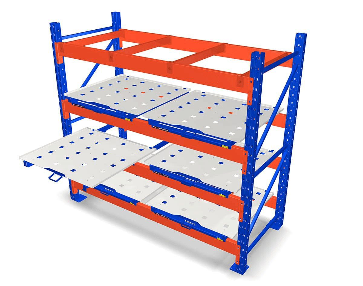 Roll Out Pallet - Rack Mounted